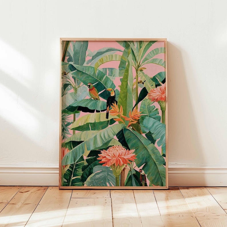 1pc Retro Tropical Canvas Post - Office Furniture Design 评论和价格