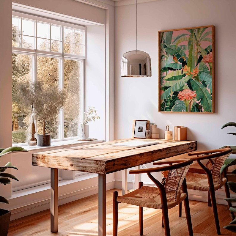 1pc Retro Tropical Canvas Post - Office Furniture Design 评论和价格