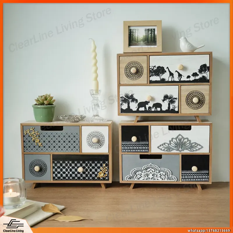 Wooden Desktop Drawer Locker w - Office Storage Cabinet 评论和价格