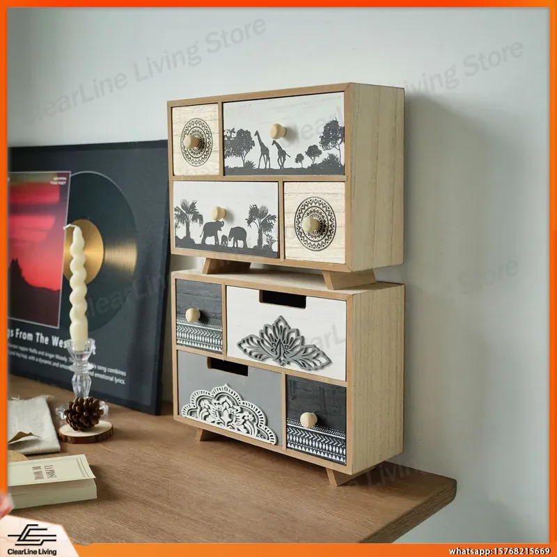 Wooden Desktop Drawer Locker w - Office Storage Cabinet 评论和价格