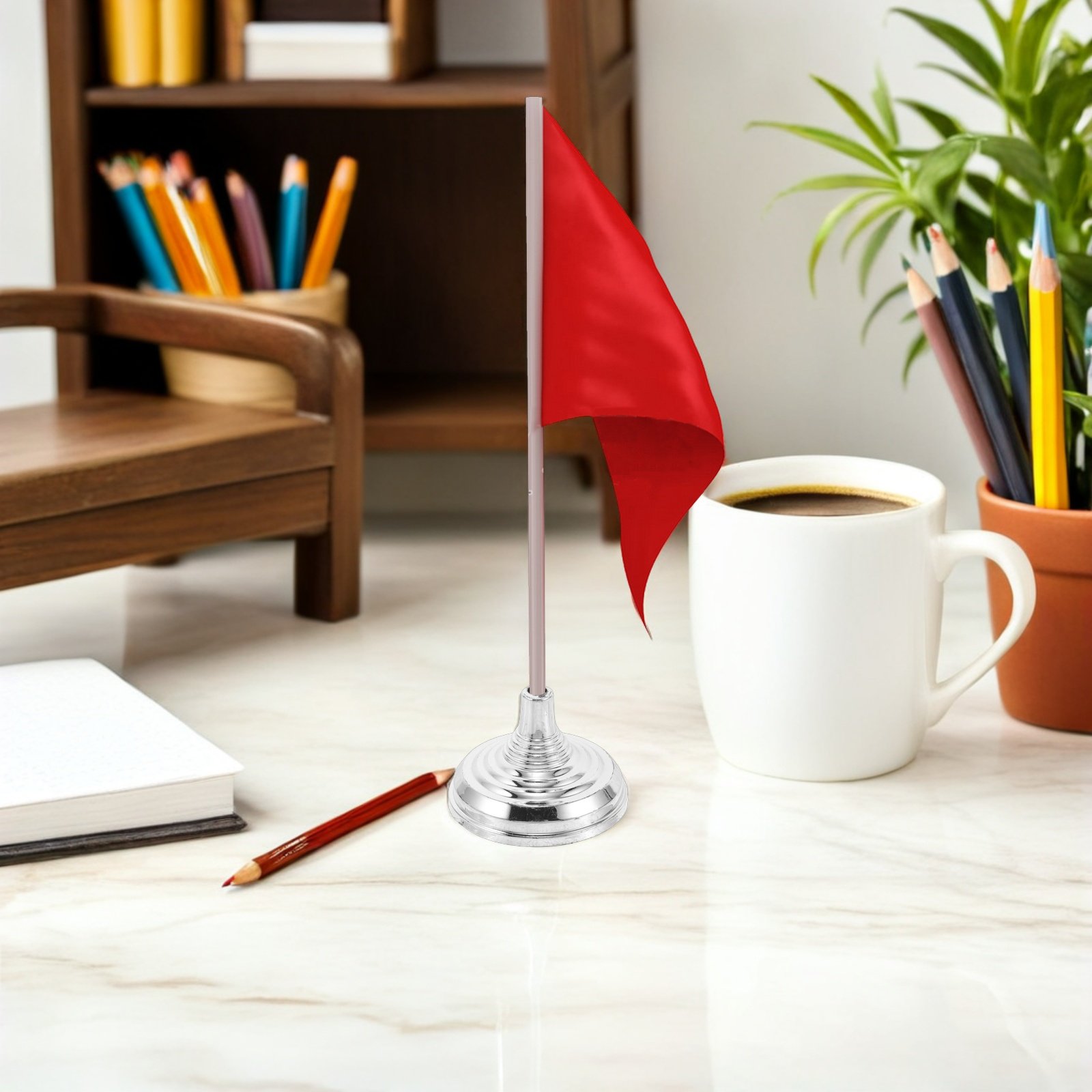 12Pcs Silver Mini Desk Flag St - Office Furniture Design 评论和价格