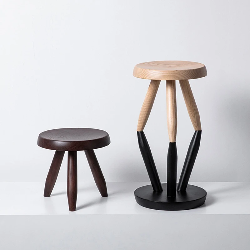 Nordic Solid Wood Round Stool  - Office Furniture For Sale 评论和价格