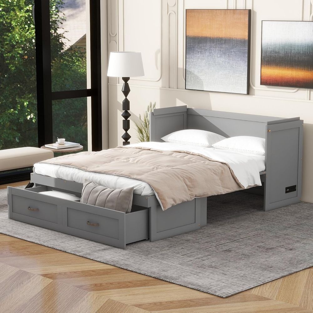 Full Size Murphy Bed Wall Bed, - Office Storage Cabinet 评论和价格