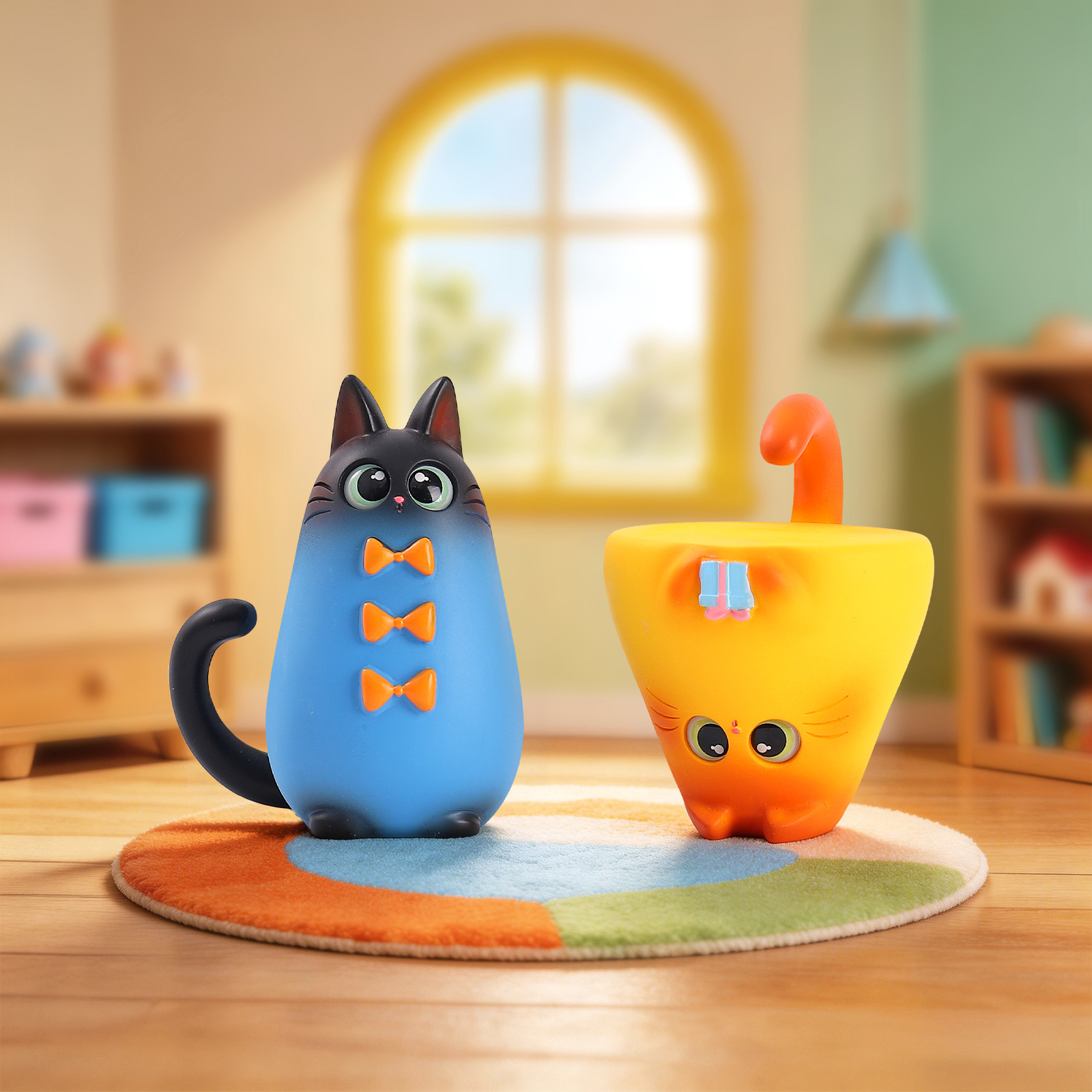 Blind Box Cat Figurine Resin C - Office Furniture Design 评论和价格