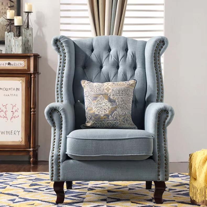 Modern Tufted Wing Back Sofa C - Office Furniture For Sale 评论和价格