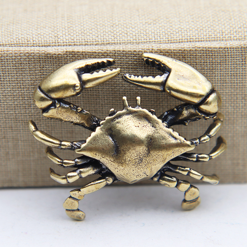 Brass Crab Small Statue Deskto - Office Furniture Solutions 评论和价格