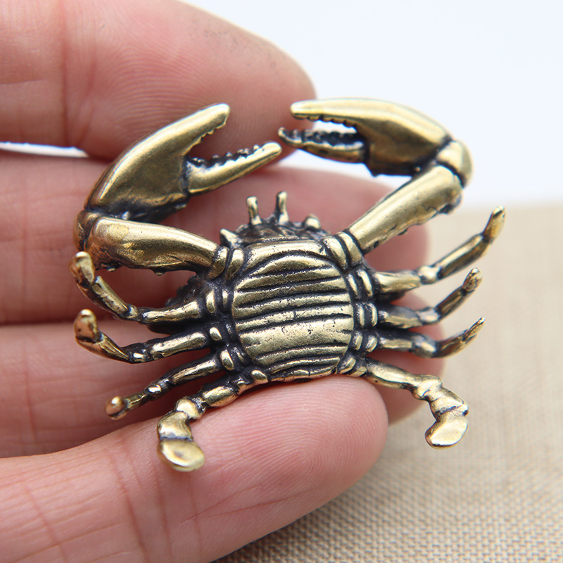 Brass Crab Small Statue Deskto - Office Furniture Solutions 评论和价格