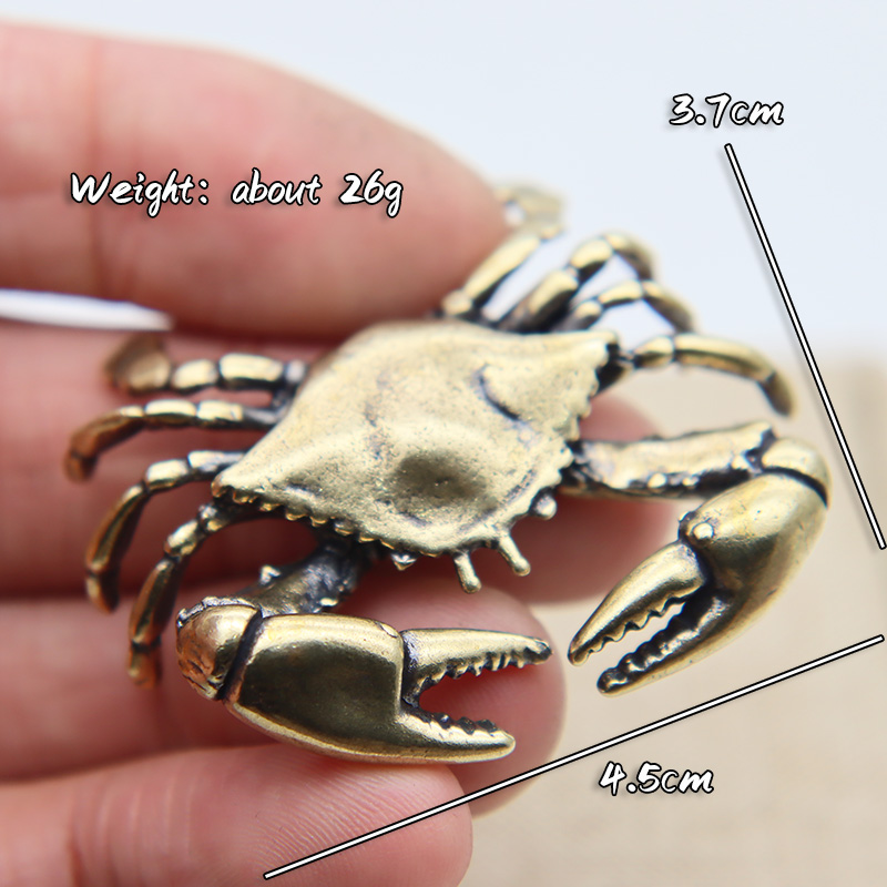 Brass Crab Small Statue Deskto - Office Furniture Solutions 评论和价格