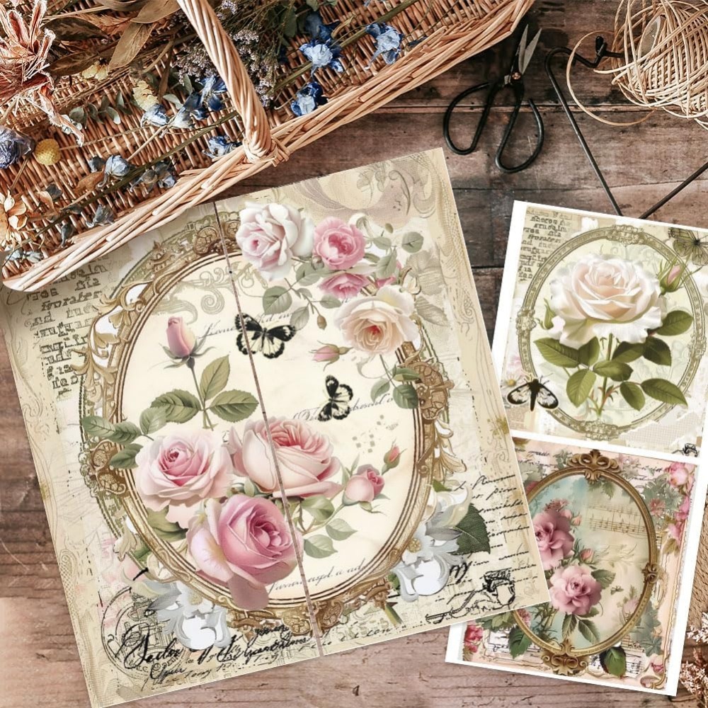3pcs/Set Rose Rub on Transfers - Office Furniture Solutions 评论和价格
