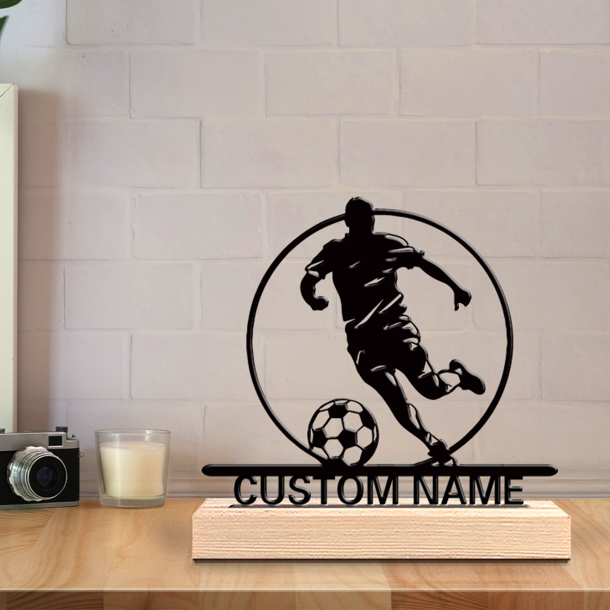 Custom Soccer Player Metal Sta - Office Furniture Design 评论和价格
