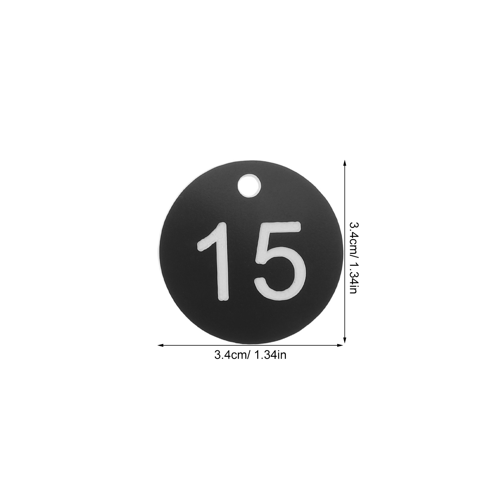 30Pcs Number Tags Metal Number - Office Storage Cabinet 评论和价格