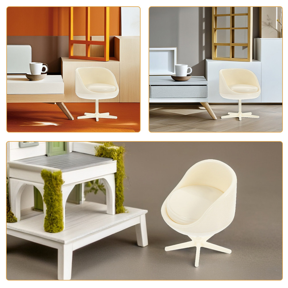 6Pcs Miniature Furniture Model - Office Furniture Design 评论和价格