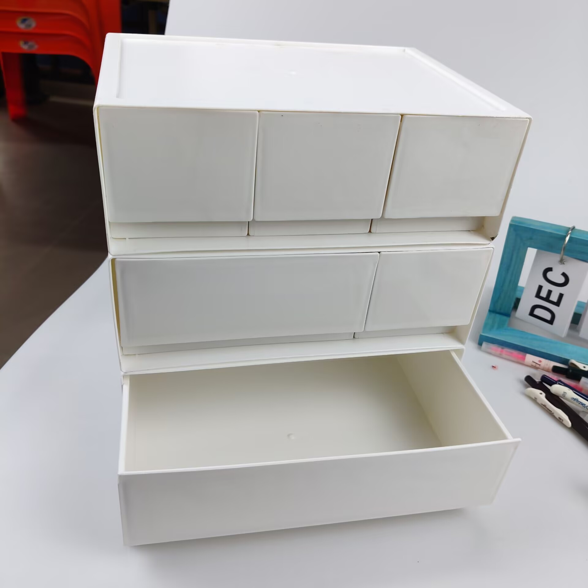 Desktop Storage Box, Drawer, C - Office Furniture Cabinets 评论和价格
