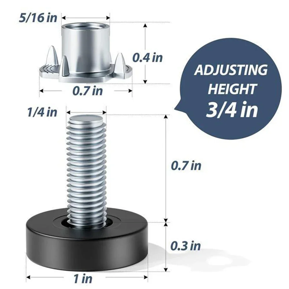 8PCS Adjustable Furniture Leve - Office Furniture Cabinets 评论和价格